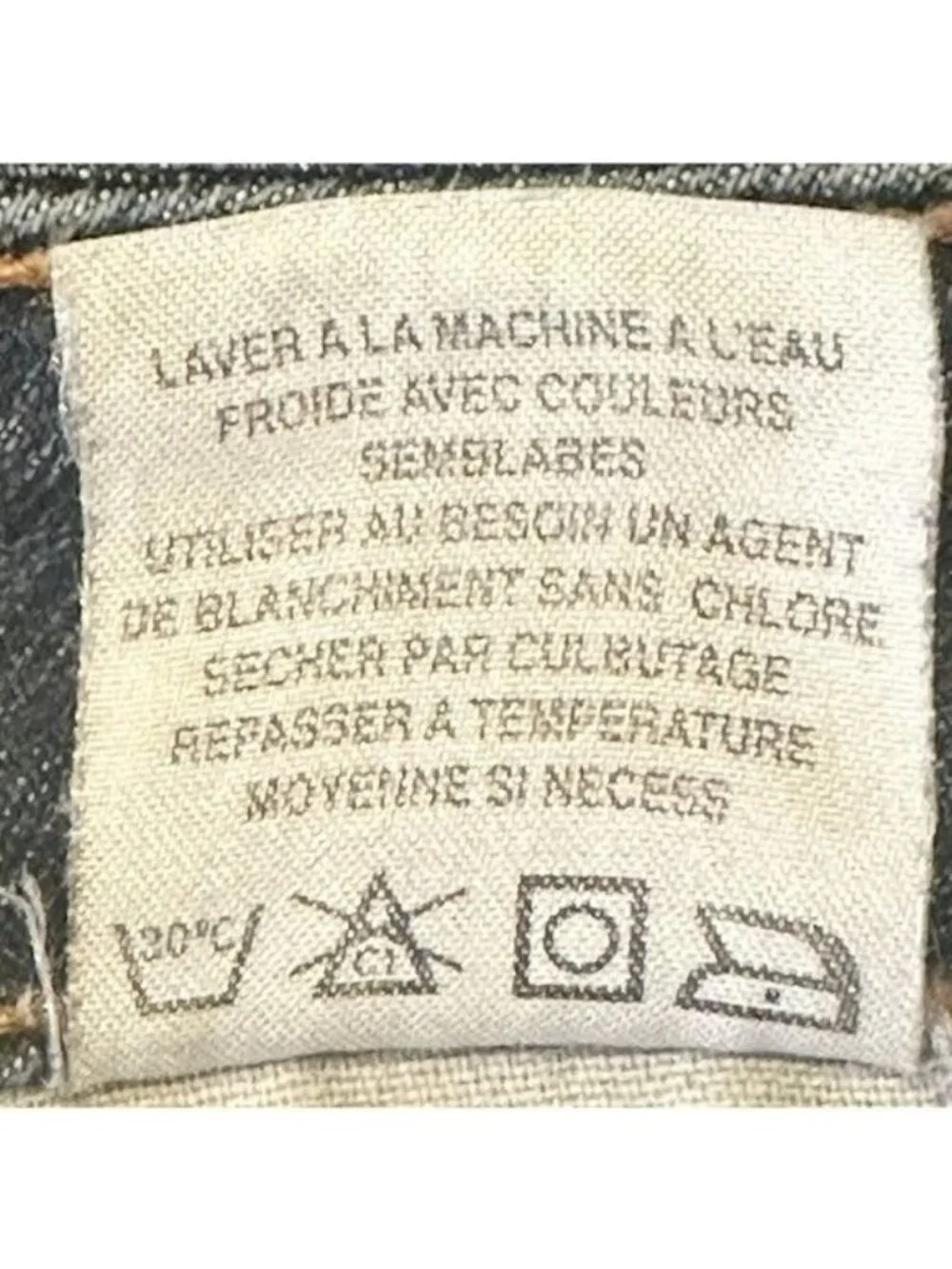 Vintage Dish Low Rise Flare Jeans Womens 31x34 Y2K Retro Stretch Canada Made
